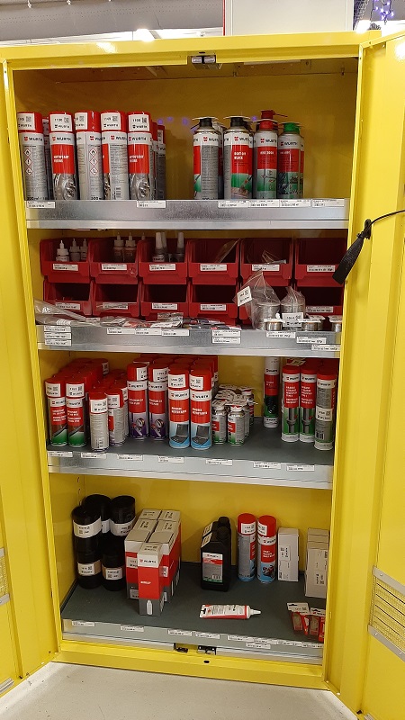 armoire stockage rfid